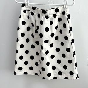 J. Crew Polka Dot Skirt Size 0